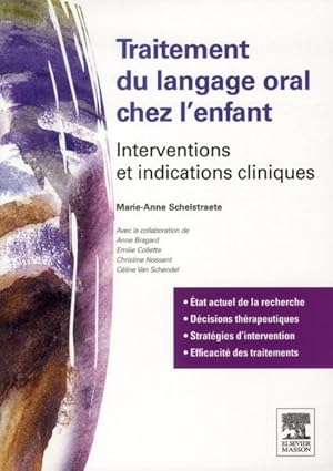 troubles et traitements du langage oral chez l'enfant ; symptômes et interventions