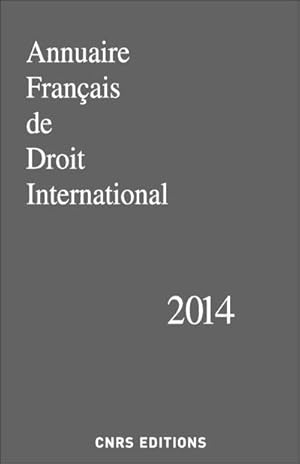 annuaire français de droit international 2014