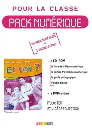 Et Toi Niveau 2 - Pack Numerique 5 Licences - Cd Rom + Dvd