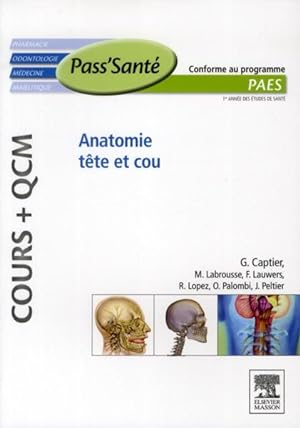 anatomie tête et cou ; cours + QCM