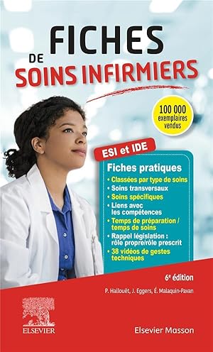 Image du vendeur pour fiches de soins infirmiers ; ESI et IDE (6e dition) mis en vente par Chapitre.com : livres et presse ancienne