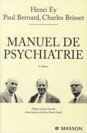 Image du vendeur pour Manuel de psychiatrie mis en vente par Chapitre.com : livres et presse ancienne