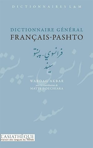 Immagine del venditore per dictionnaire gnral franais-pashto venduto da Chapitre.com : livres et presse ancienne