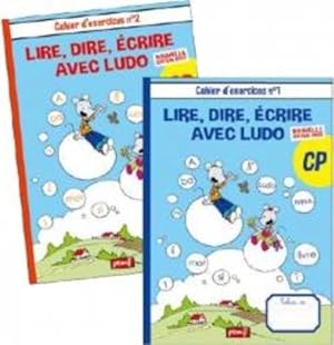 lire, dire, écrire avec Ludo ; CP ; lot de 2 cahiers d'exercices