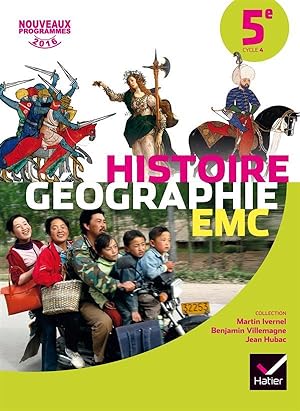 histoire-géographie EMC ; 5ème ; manuel de l'élève (édition 2016)