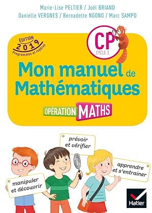 opération maths : CP ; manuel (édition 2019)