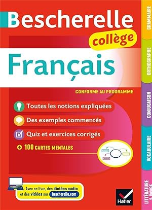 Bescherelle ; français ; grammaire, orthographe, conjugaison, vocabulaire, littérature & image ; ...