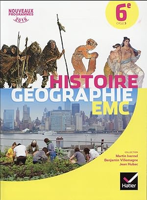 histoire-géographie, enseignement moral et civique ; 6ème ; manuel de l'élève (édition 2016)