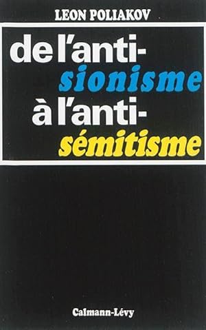 de l'antisionisme à l'antisémitisme