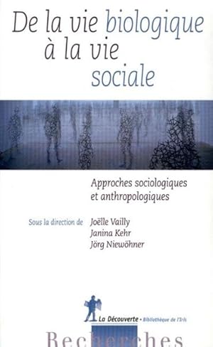 Seller image for de la vie biologique  la vie sociale for sale by Chapitre.com : livres et presse ancienne