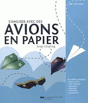 s'amuser avec des avions en papier ; coffret