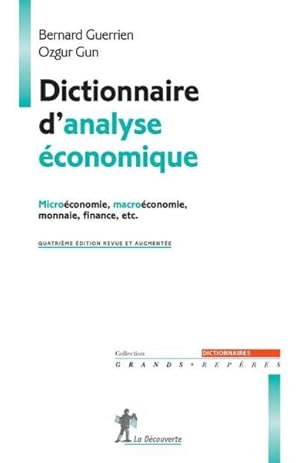 dictionnaire d'analyse économique