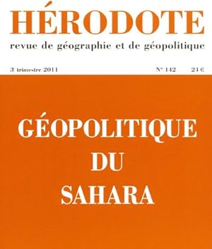 REVUE HERODOTE n.142 : géopolitique du Sahara