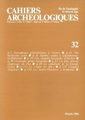 Seller image for Cahiers Archologiques n.32 for sale by Chapitre.com : livres et presse ancienne