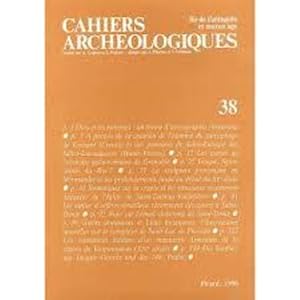 Seller image for Cahiers Archologiques n.38 for sale by Chapitre.com : livres et presse ancienne