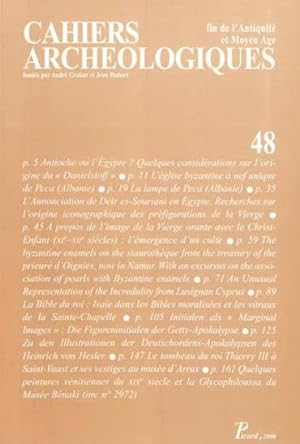 Seller image for Cahiers Archologiques n.48 for sale by Chapitre.com : livres et presse ancienne