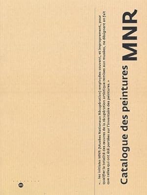 Catalogue des peintures MNR