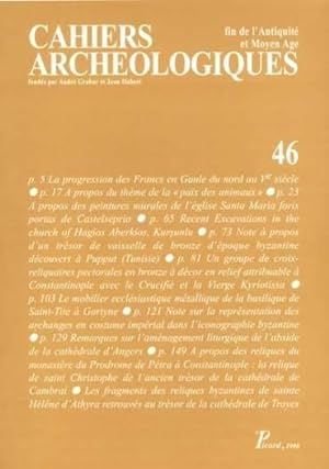 Seller image for Cahiers Archologiques n.46 for sale by Chapitre.com : livres et presse ancienne