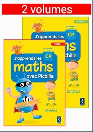 J'apprends les maths avec Picbille : CP ; fichier 1 et fichier 2 (édition 2018)