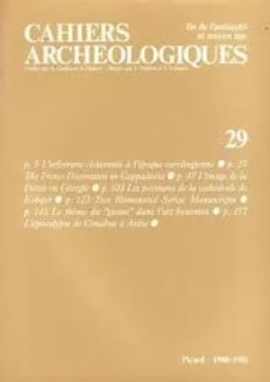 Seller image for Cahiers Archologiques n.29 for sale by Chapitre.com : livres et presse ancienne