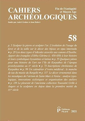Cahiers Archéologiques n.58