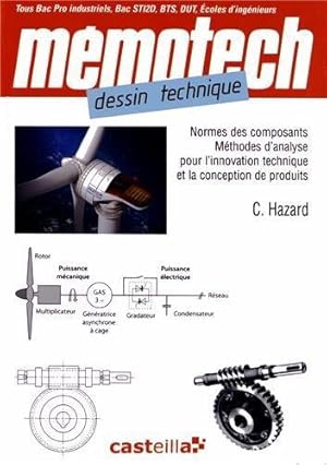 MEMOTECH : dessin technique ; normes des composants, méthodes d'analyse pour l'innovation techniq...