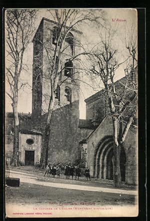Carte postale Caunes-Minervois, Le Clocher de L`Eglise