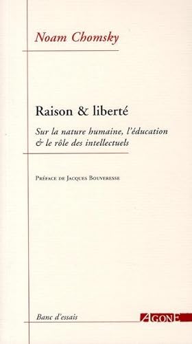 Bild des Verkufers fr Raison & libert zum Verkauf von Chapitre.com : livres et presse ancienne