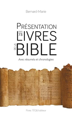 présentation des 73 livres de la Bible