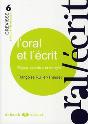 L'oral et l'écrit