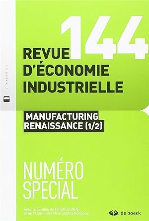 revue d'économie industrielle N.144