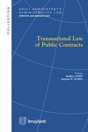 Image du vendeur pour transnational law of public contracts mis en vente par Chapitre.com : livres et presse ancienne
