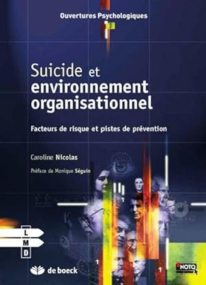 suicide et environnement organisationnel ; facteurs de risque et pistes de prévention
