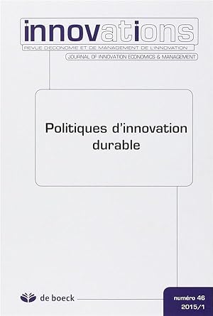 cahiers d'économie de l'innovation N.46