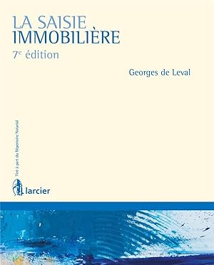 Image du vendeur pour la saisie immobilire (7e dition) mis en vente par Chapitre.com : livres et presse ancienne