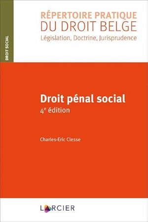 droit pénal social (4e édition)