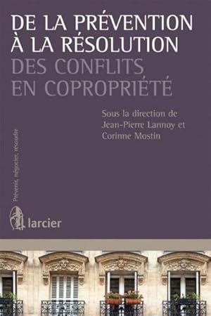 Image du vendeur pour de la prvention  la rsolution des conflits en coproprit mis en vente par Chapitre.com : livres et presse ancienne