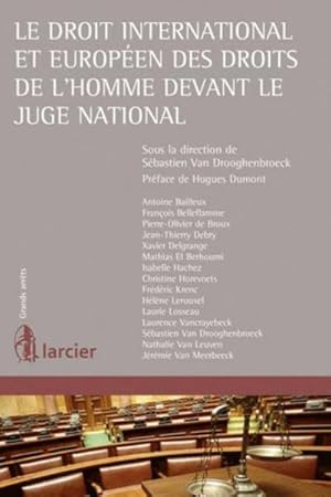 Seller image for le droit international et europen des droits de l'homme devant le juge national for sale by Chapitre.com : livres et presse ancienne