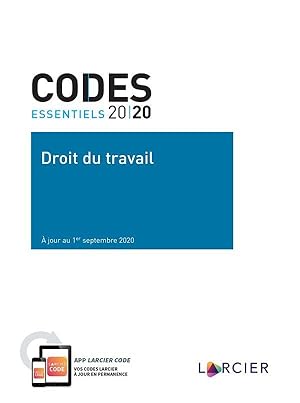 codes essentiels : droit du travail (édition 2020)