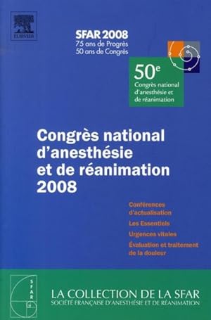 Congrès national d'anesthésie et de réanimation 2008