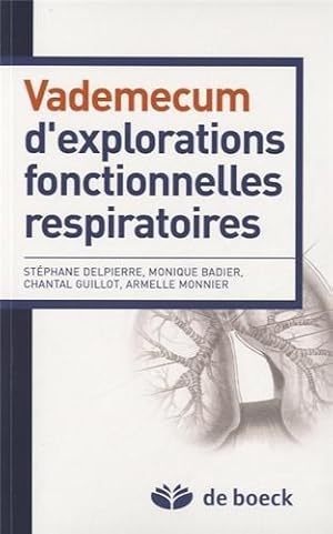 Image du vendeur pour vademecum d'explorations fonctionnelles respiratoires mis en vente par Chapitre.com : livres et presse ancienne