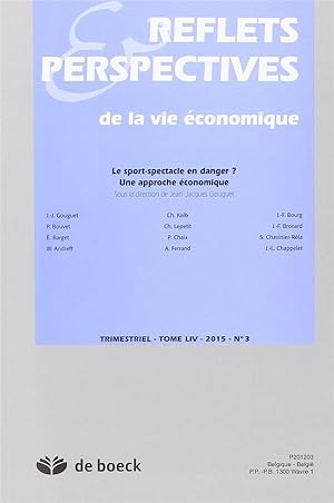 reflets et perspectives de la vie économique N.3