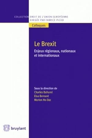 Bild des Verkufers fr le Brexit ; enjeux rgionaux, nationaux et internationaux zum Verkauf von Chapitre.com : livres et presse ancienne