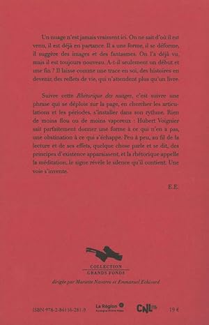 Image du vendeur pour une rhtorique des nuages mis en vente par Chapitre.com : livres et presse ancienne