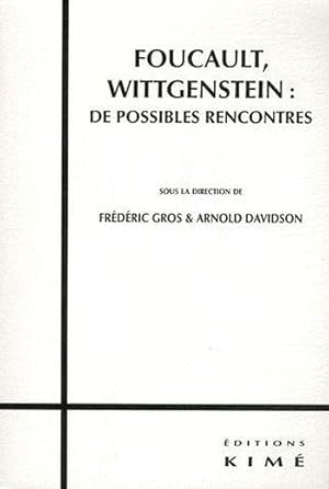 Bild des Verkufers fr Foucault-Wittgenstein : de possibles rencontres zum Verkauf von Chapitre.com : livres et presse ancienne