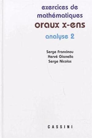 oraux X-ENS ; analyse 2