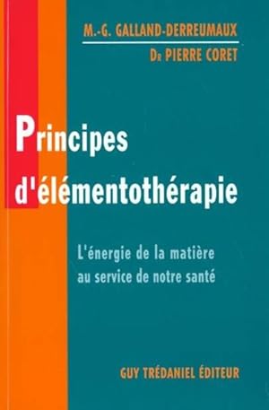 Principes d'élémentothérapie