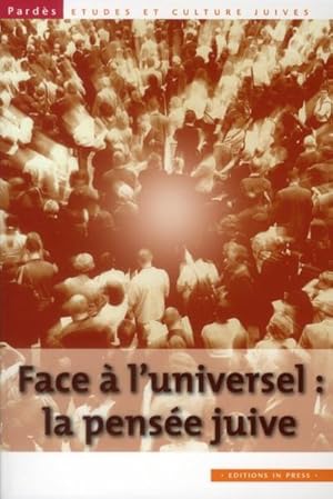 Seller image for revue Pards : face  l'universel : la pense juive for sale by Chapitre.com : livres et presse ancienne