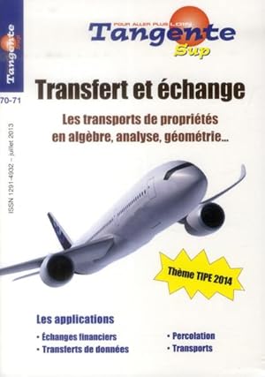 transfert et échange ; les transports de propriétés en algèbre, analyse, géométrie ; thème TIPE 2014