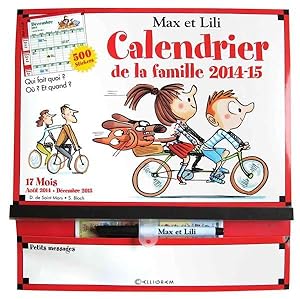 Max et Lili : calendrier de la famille (édition 2014/2015)